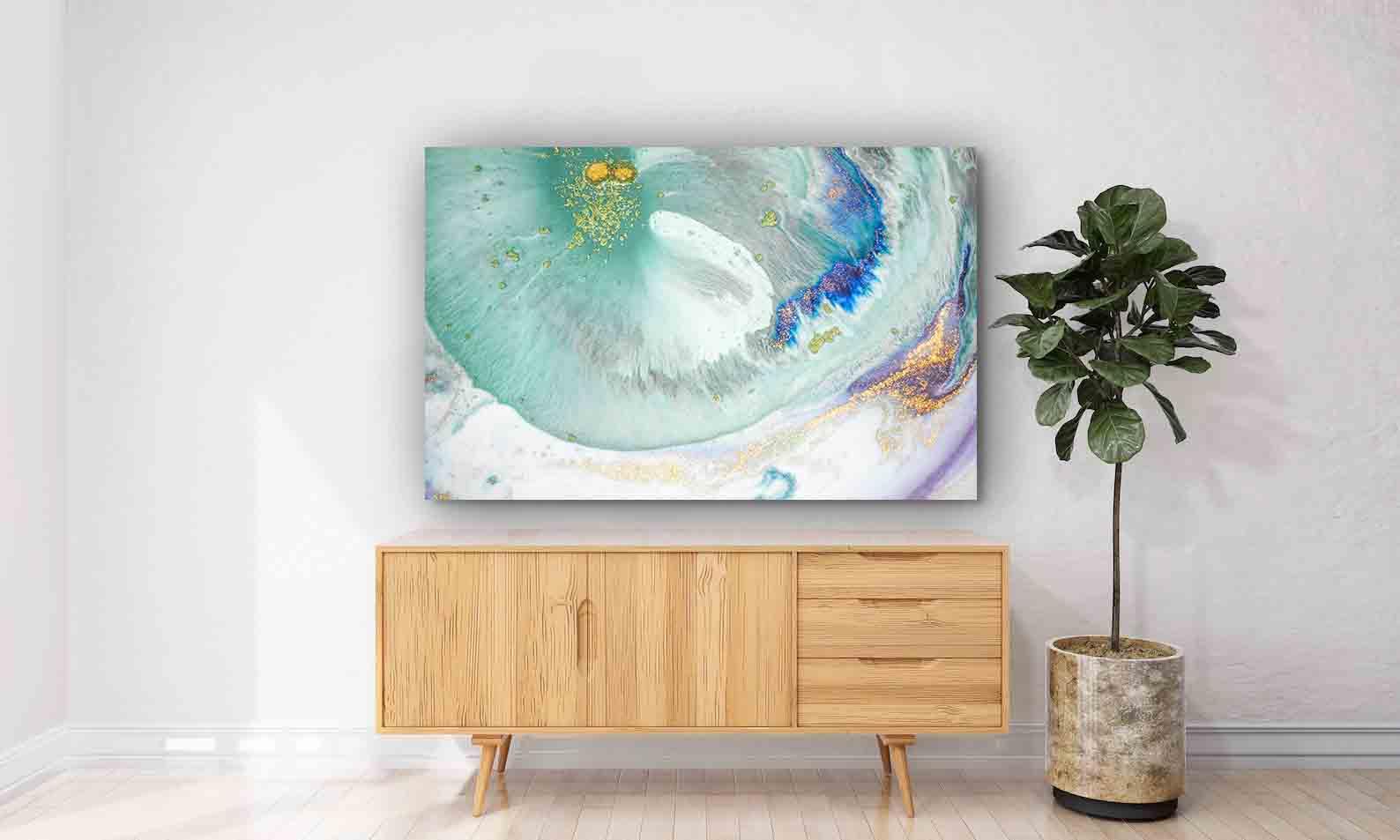 Leinwandgemälde - Marmoreffekt