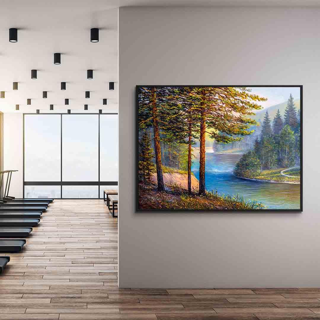 Leinwandbild - Natur Sommerlandschaft