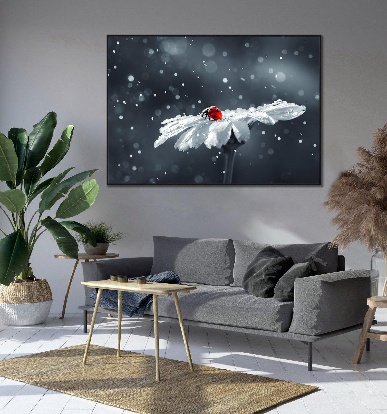 Tablou Canvas - Buburuza pe romanita