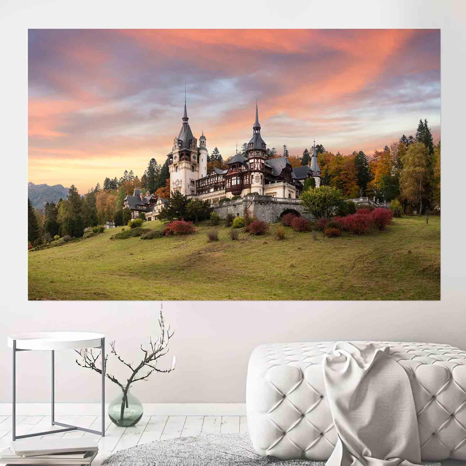 Leinwandgemälde - Schloss Peles in Sinaia