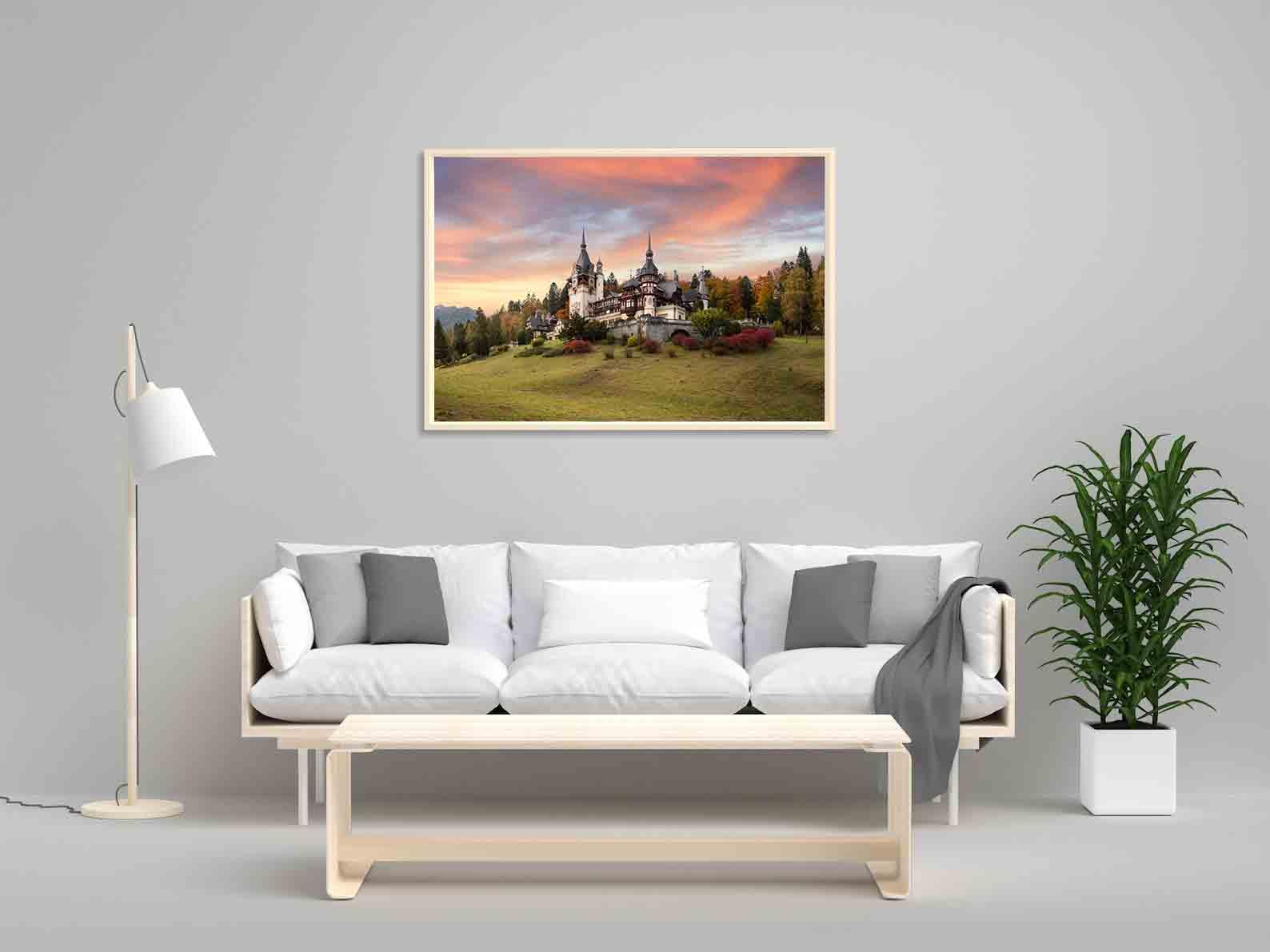 Leinwandgemälde - Schloss Peles in Sinaia