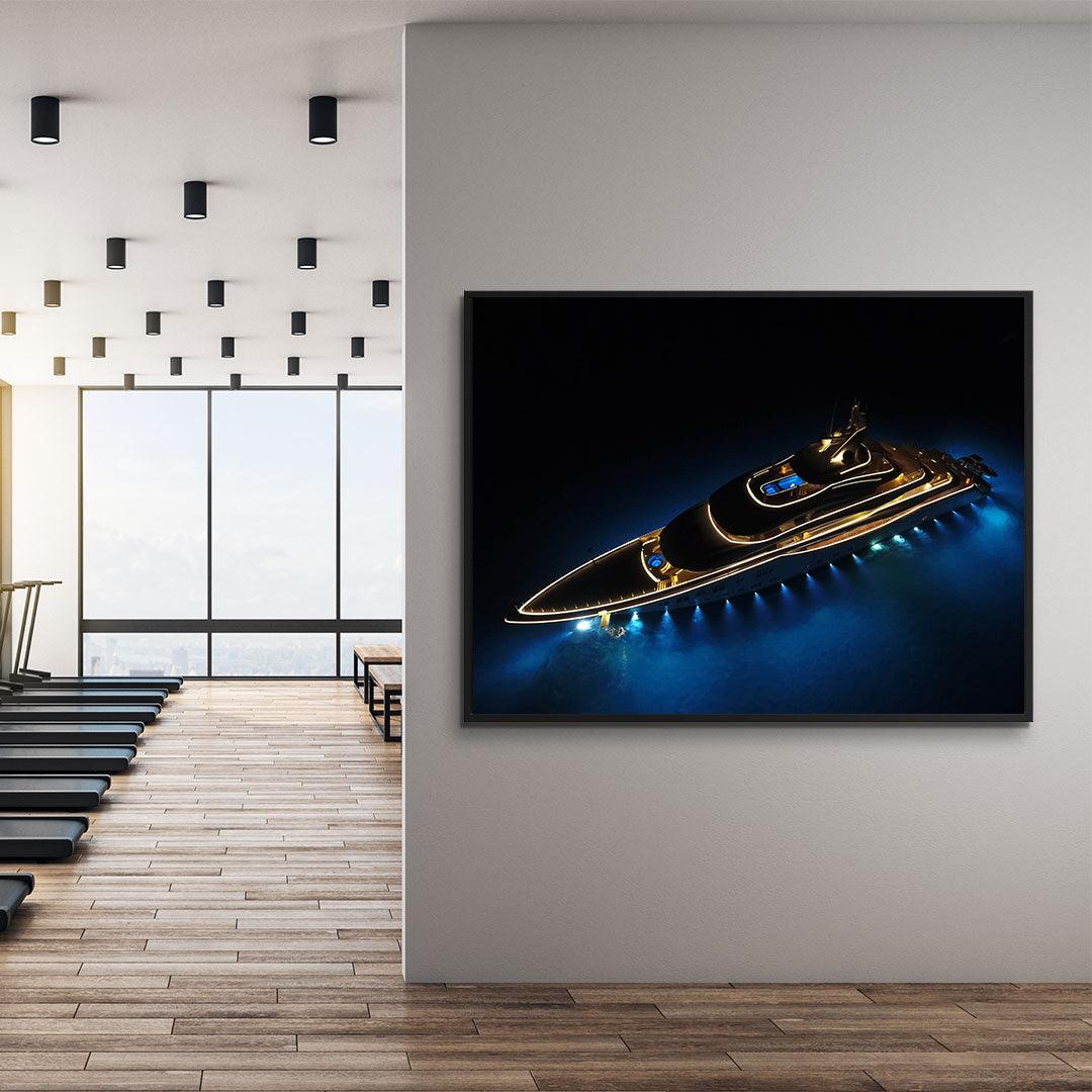 Leinwandgemälde - Yacht auf den Bahamas