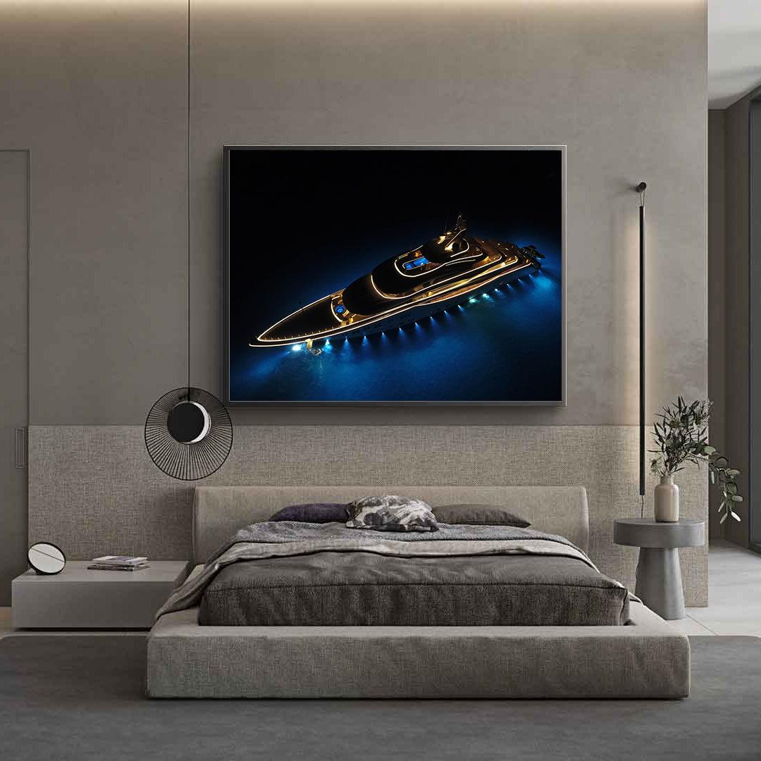 Leinwandgemälde - Yacht auf den Bahamas