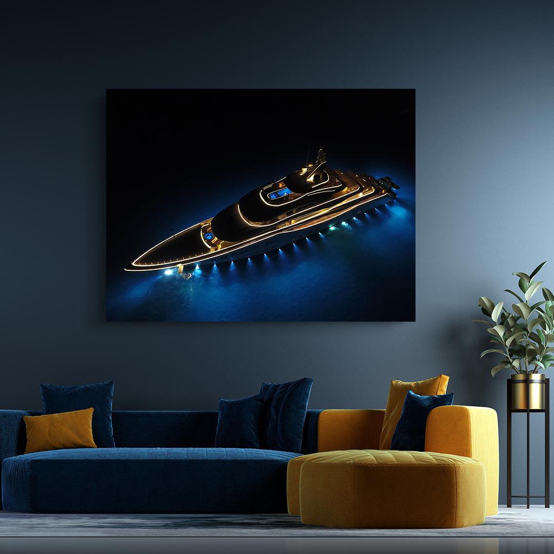 Leinwandgemälde - Yacht auf den Bahamas