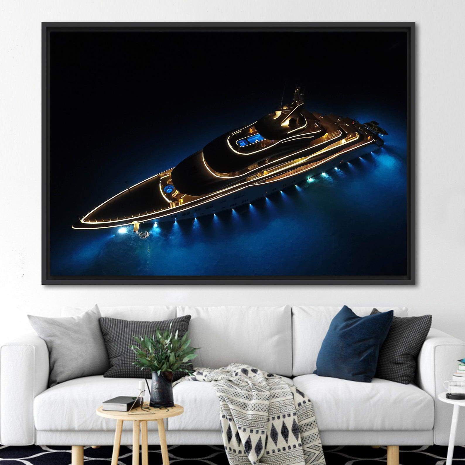 Leinwandgemälde - Yacht auf den Bahamas