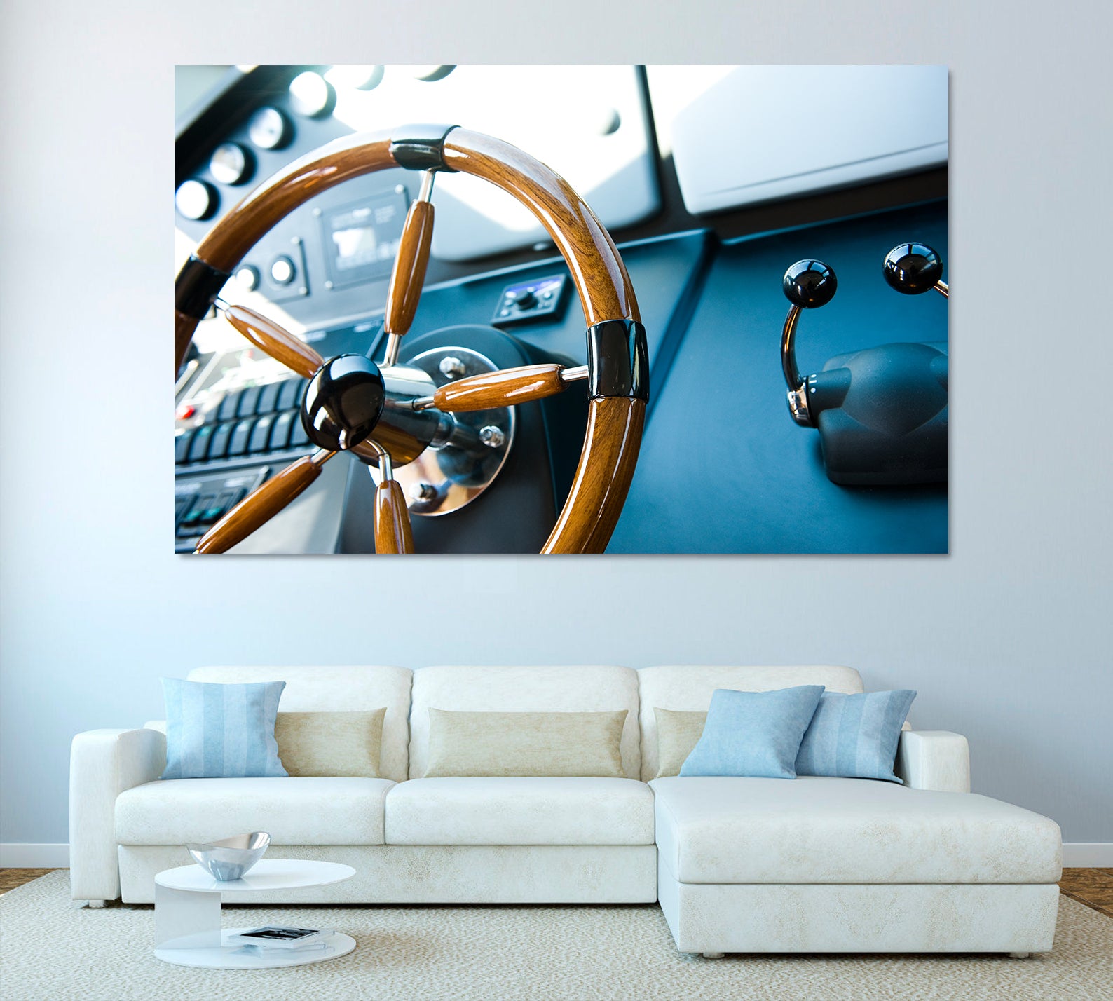 Peinture sur toile - Barre de yacht