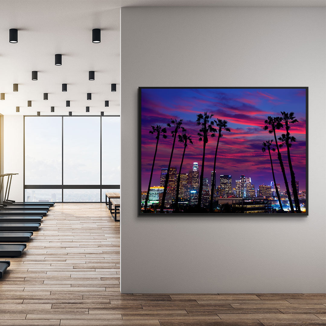 Leinwandbild - Stadt voller Lichter