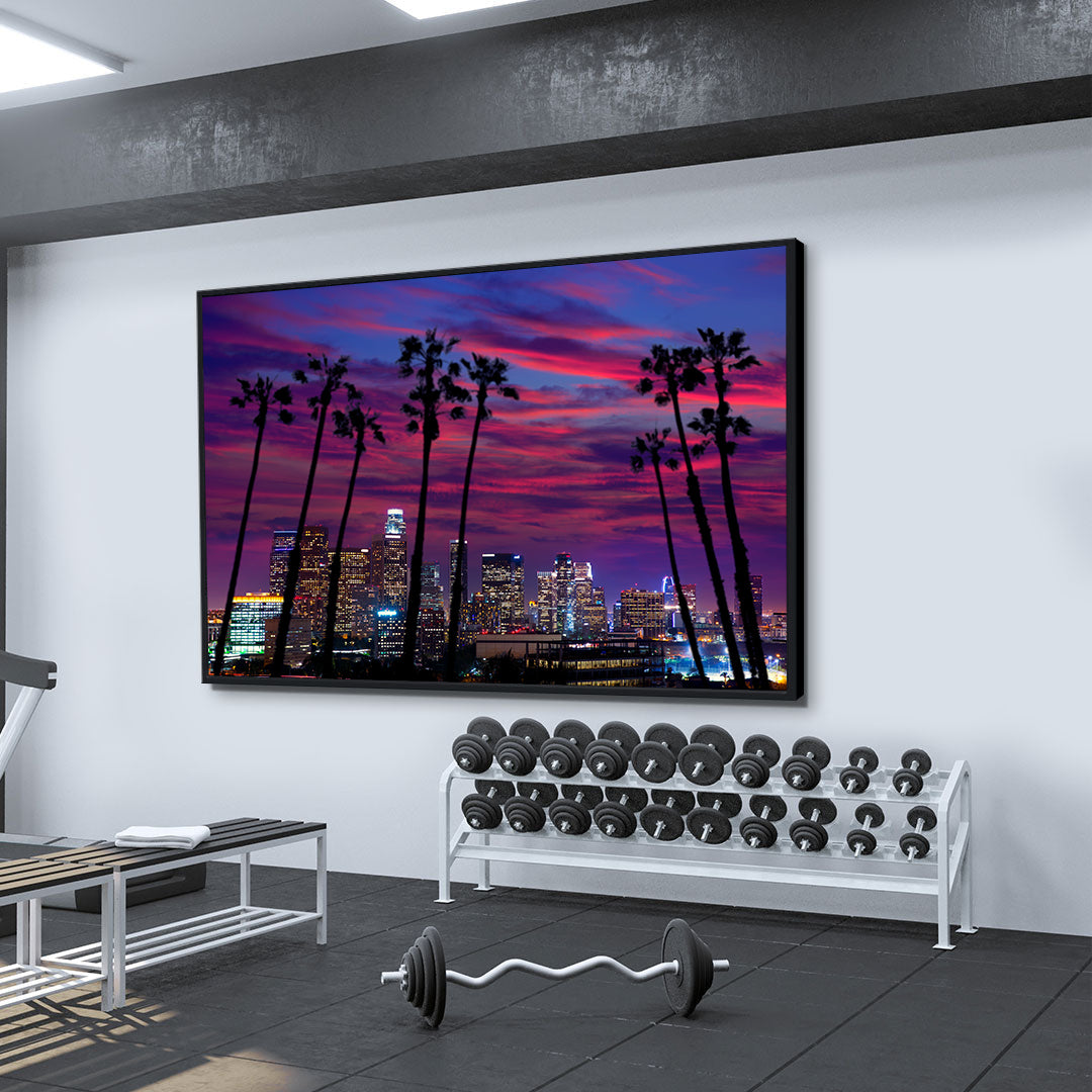 Leinwandbild - Stadt voller Lichter