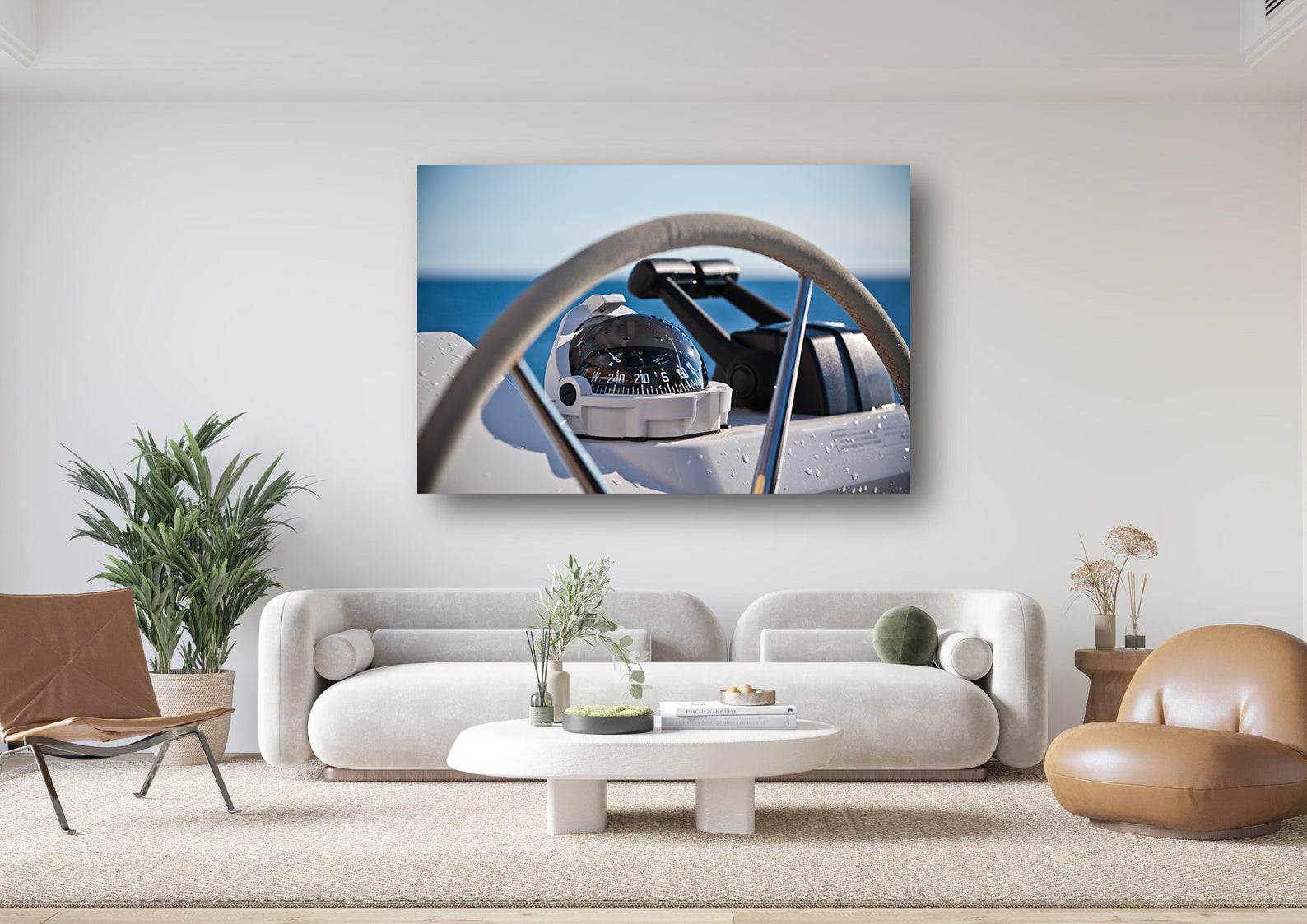 Peinture sur toile - Navigation en mer