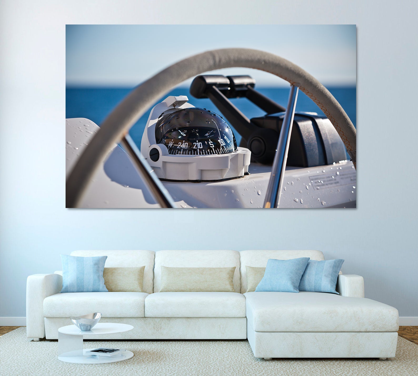 Peinture sur toile - Navigation en mer