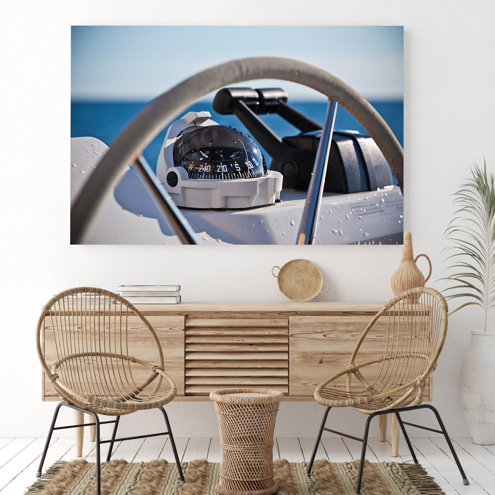 Peinture sur toile - Navigation en mer