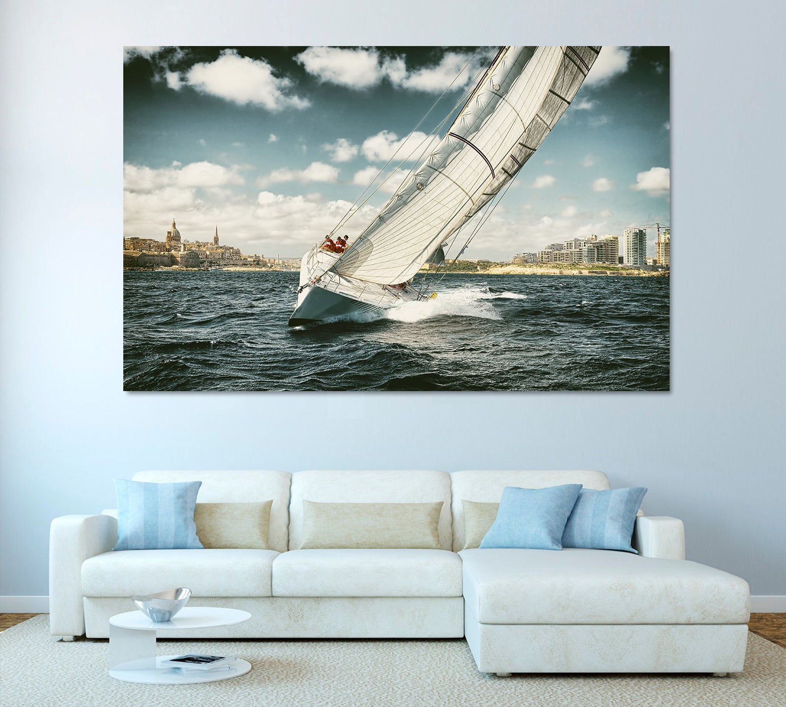 Leinwandbild - Segelboot