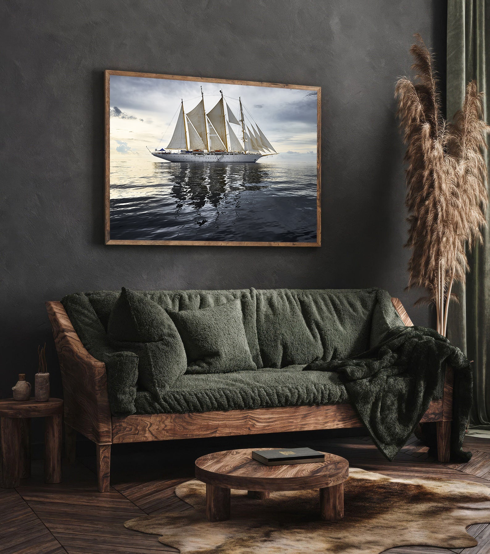 Leinwandbild - Segelboot