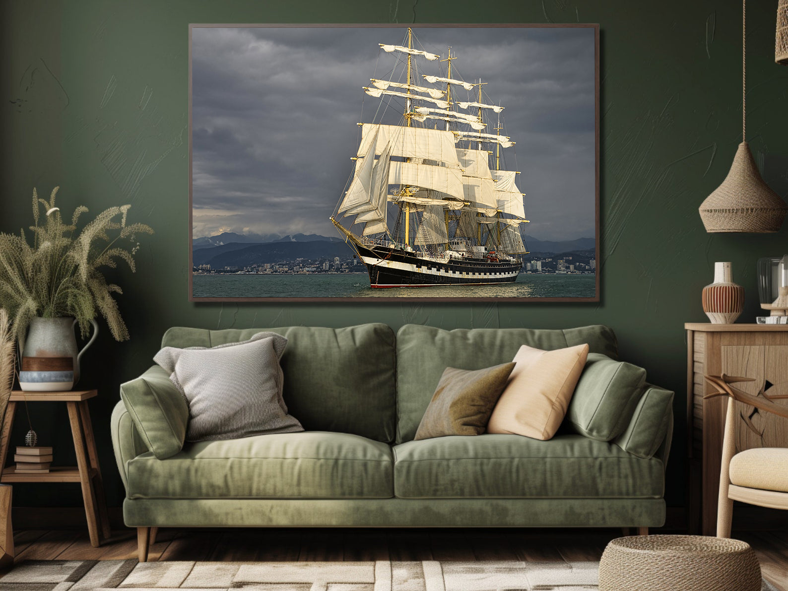 Tableau sur toile - Voilier