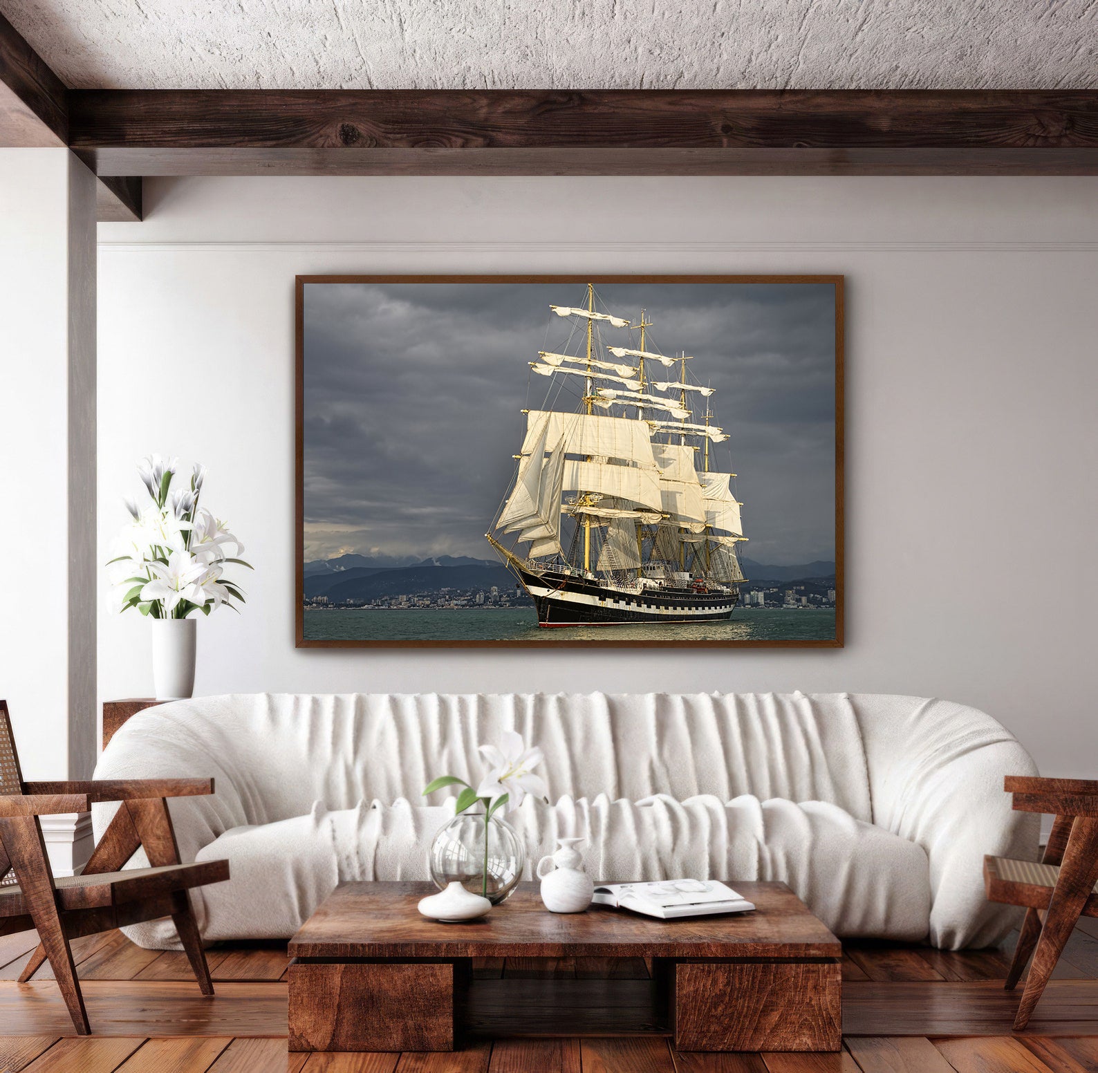 Tableau sur toile - Voilier