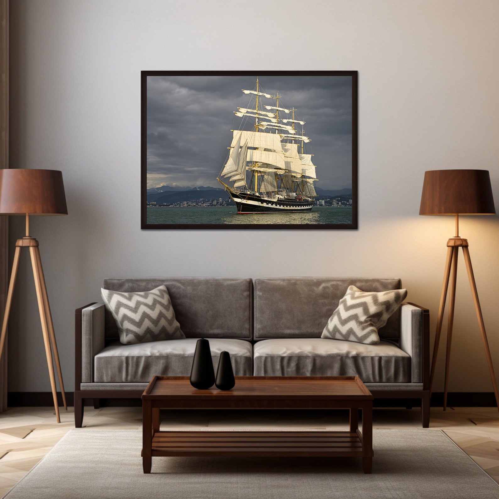 Tableau sur toile - Voilier