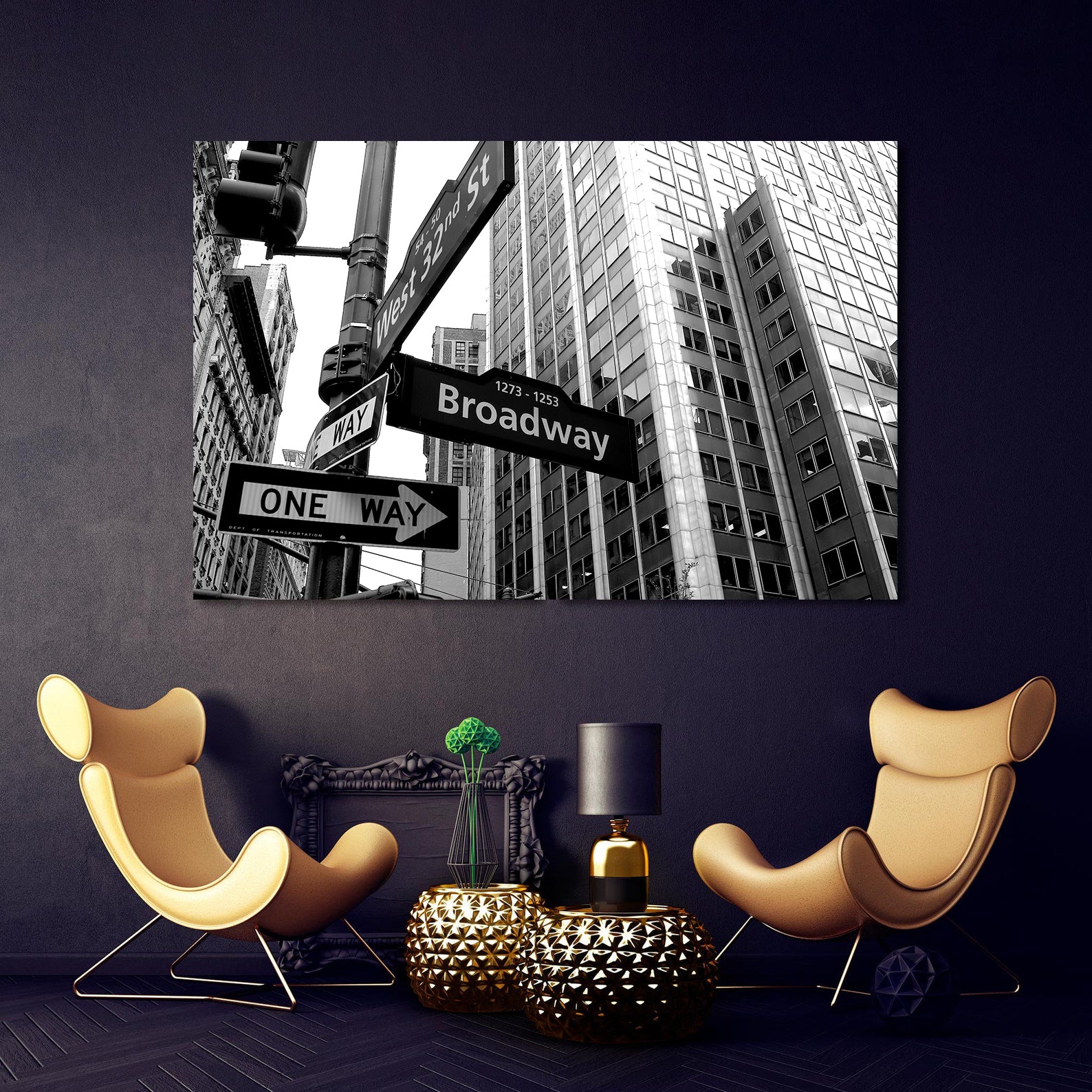 Leinwandbild - Straßen von New York