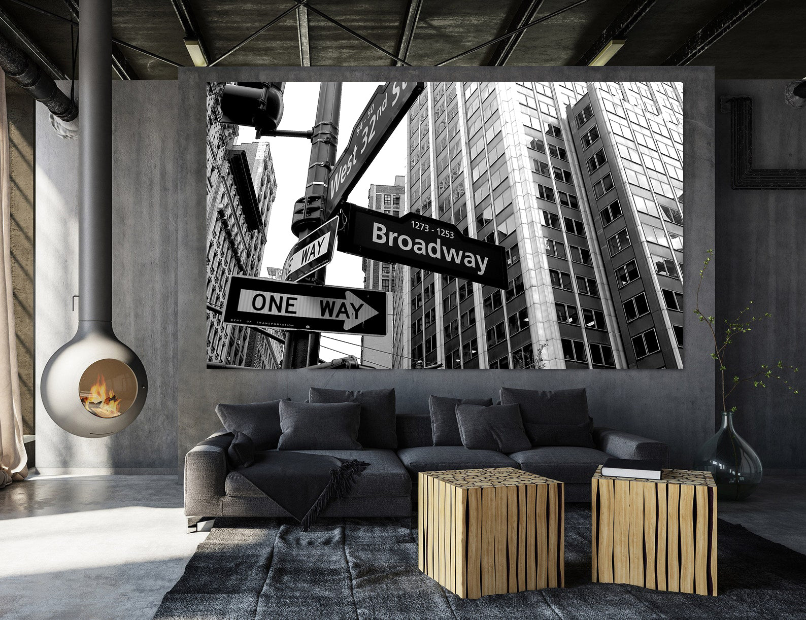 Leinwandbild - Straßen von New York