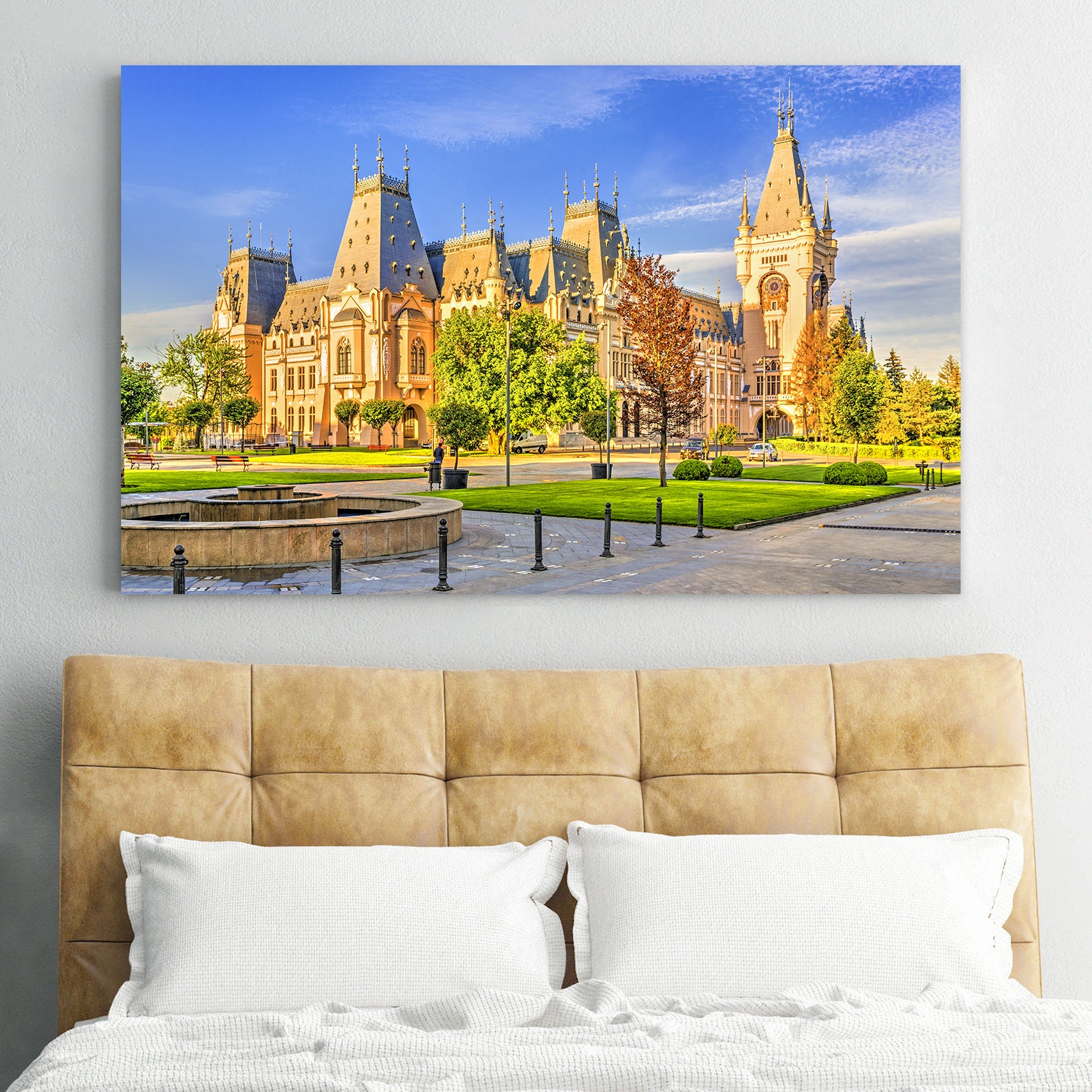 Leinwandgemälde - Kulturpalast in Iași