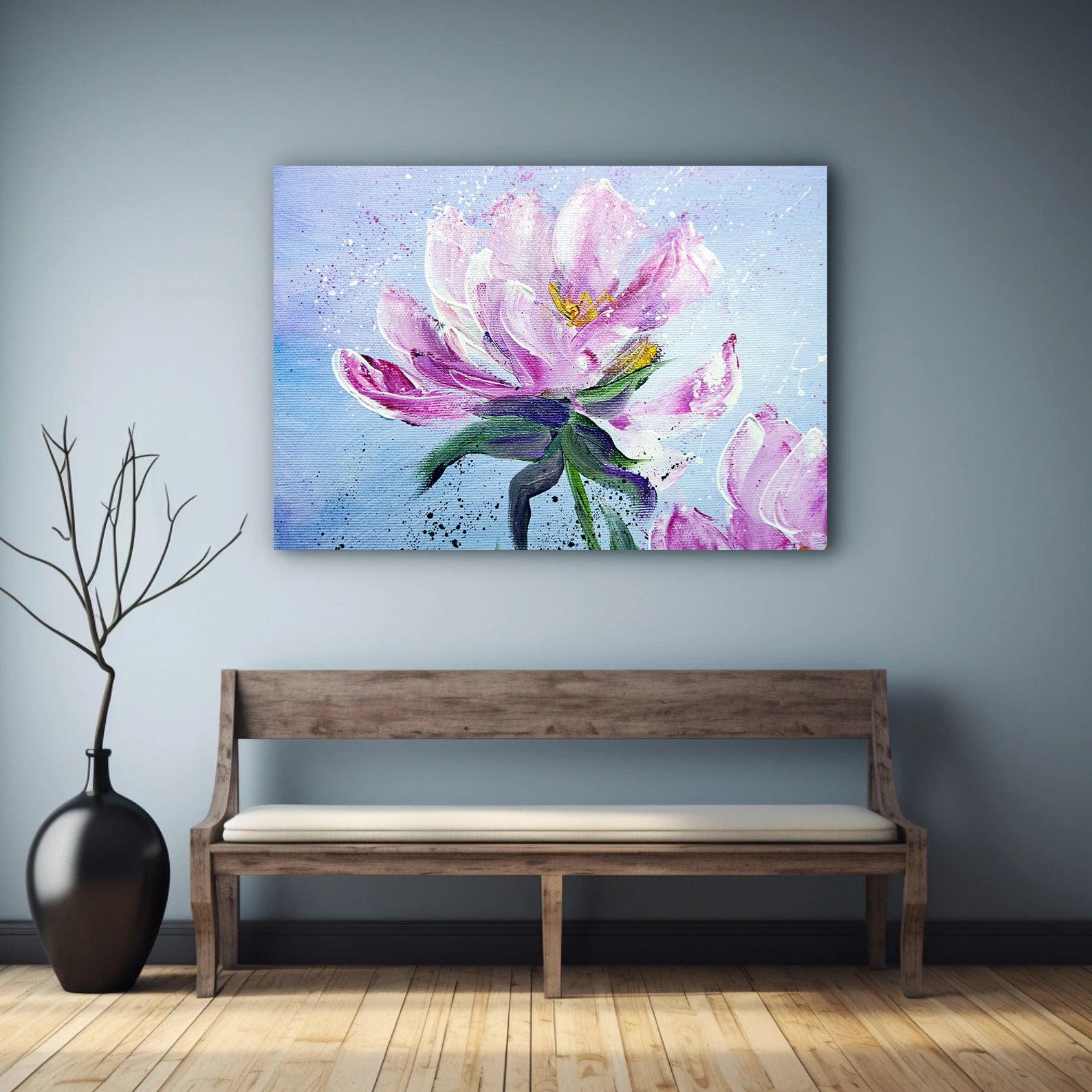 Tablou Canvas - Floare Roz