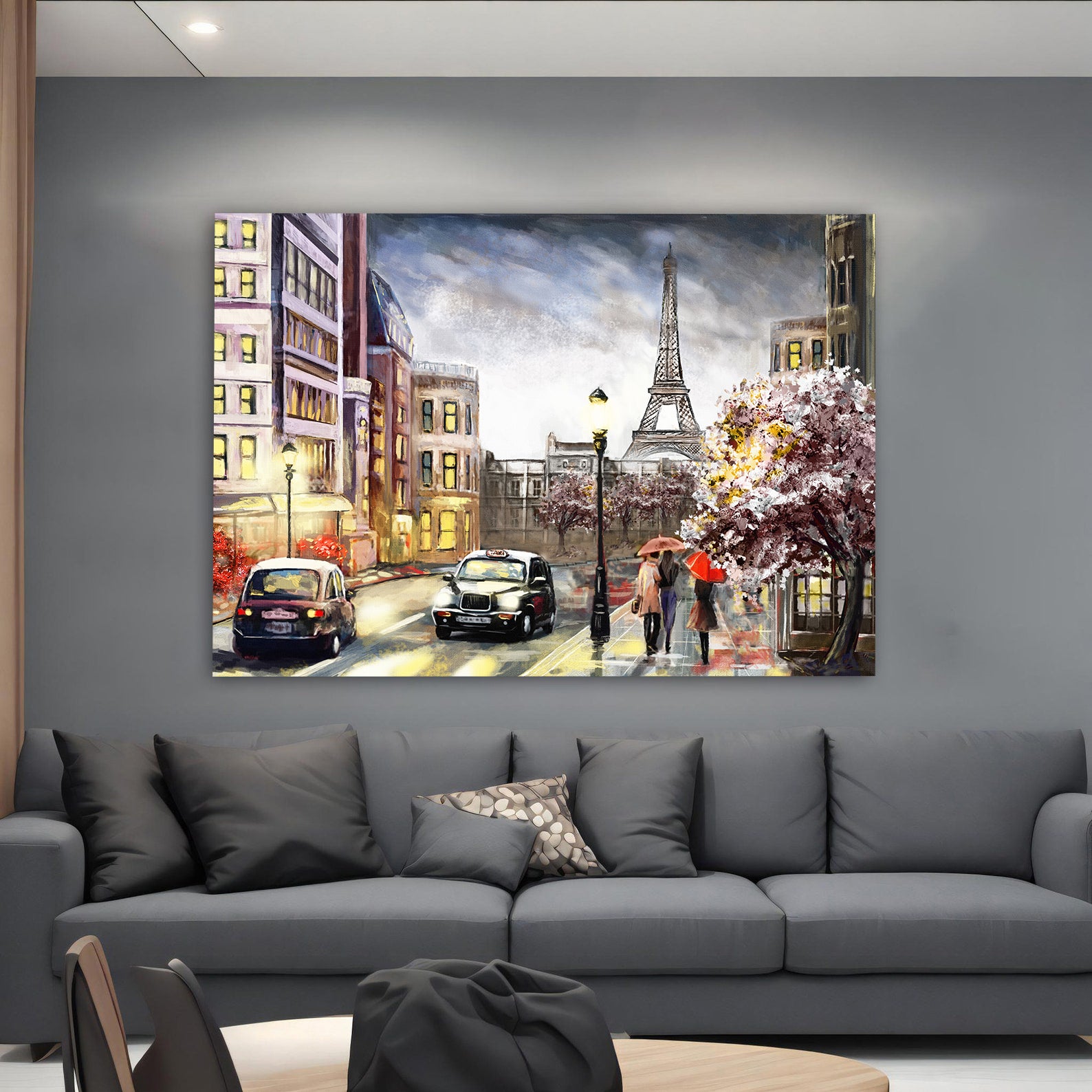 Leinwandgemälde - Eiffelturm