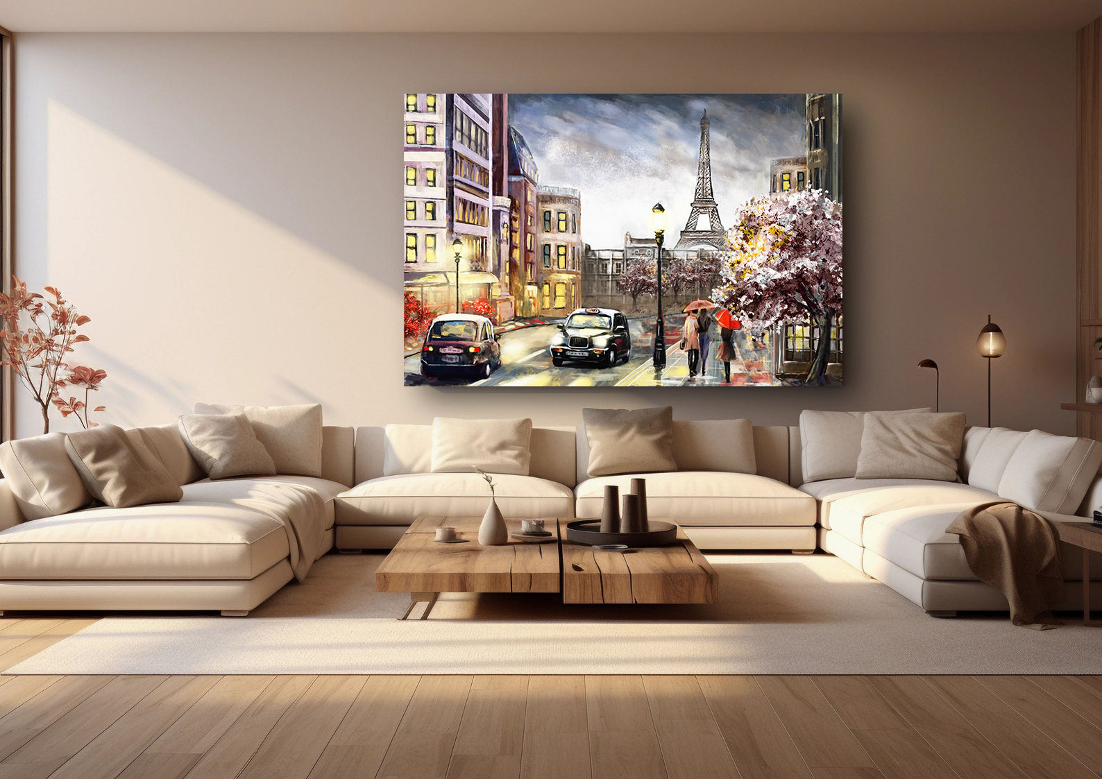 Leinwandgemälde - Eiffelturm