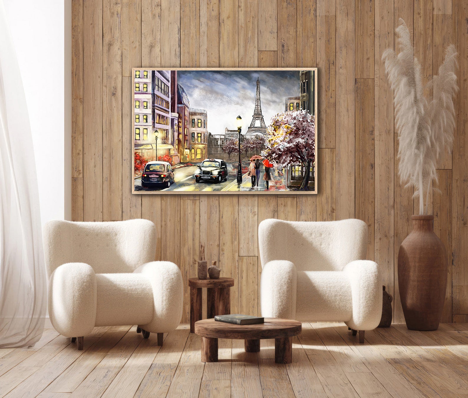 Leinwandgemälde - Eiffelturm