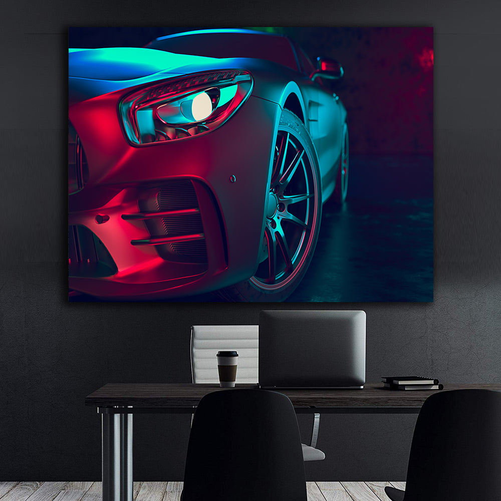 Leinwandgemälde - Mercedes Benz