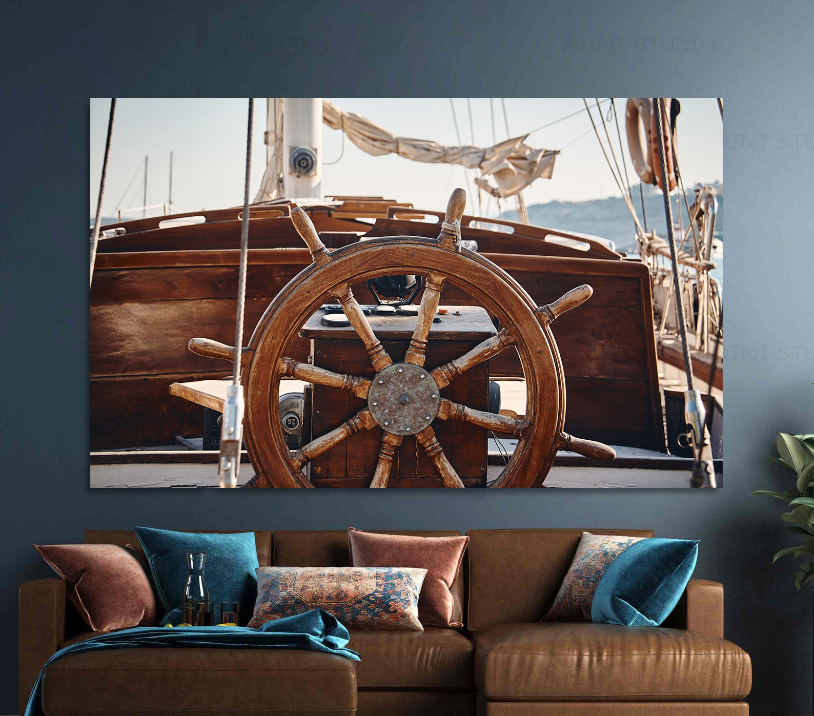 Tablou Canvas - Cârma Corabiei