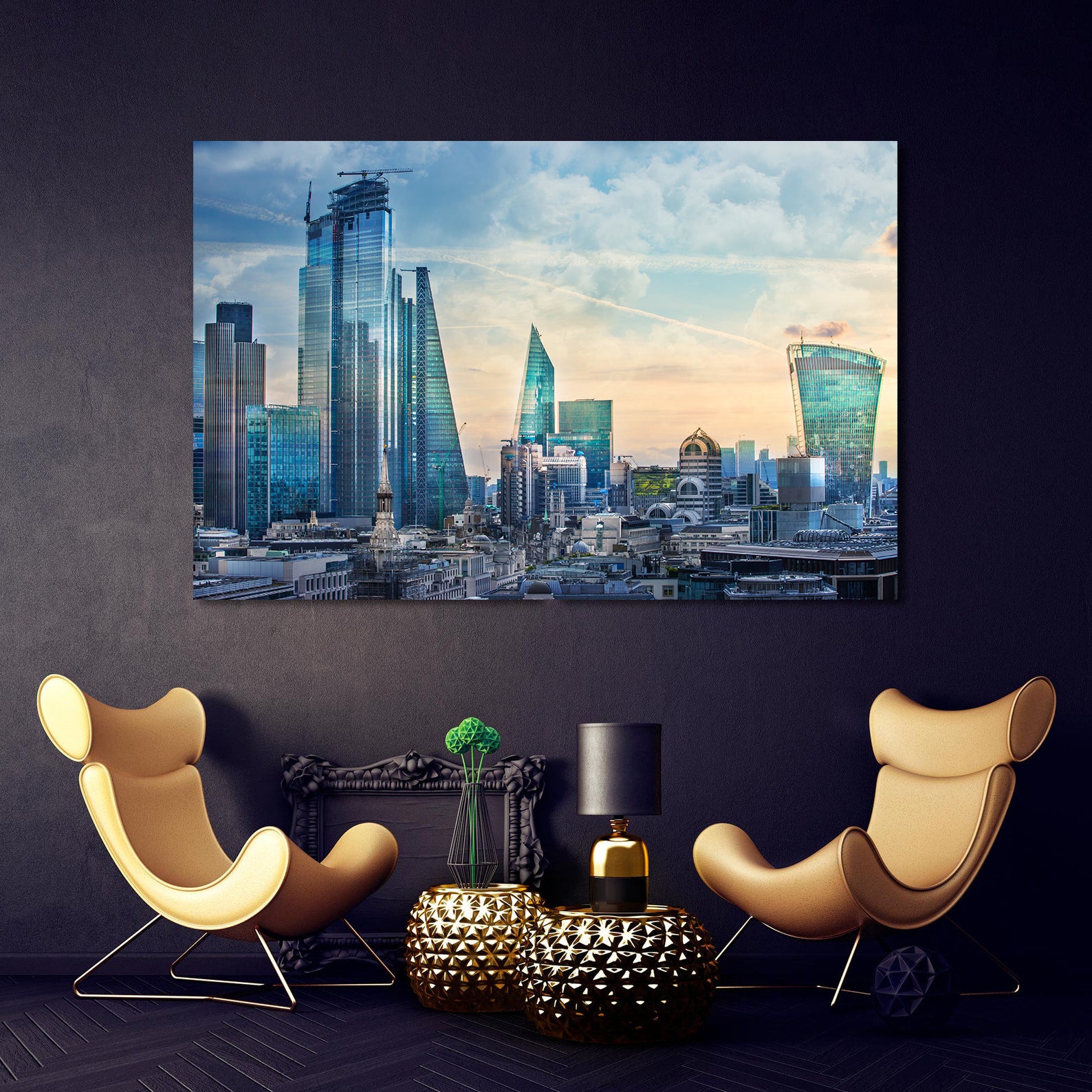 Leinwandgemälde - Stadt von London