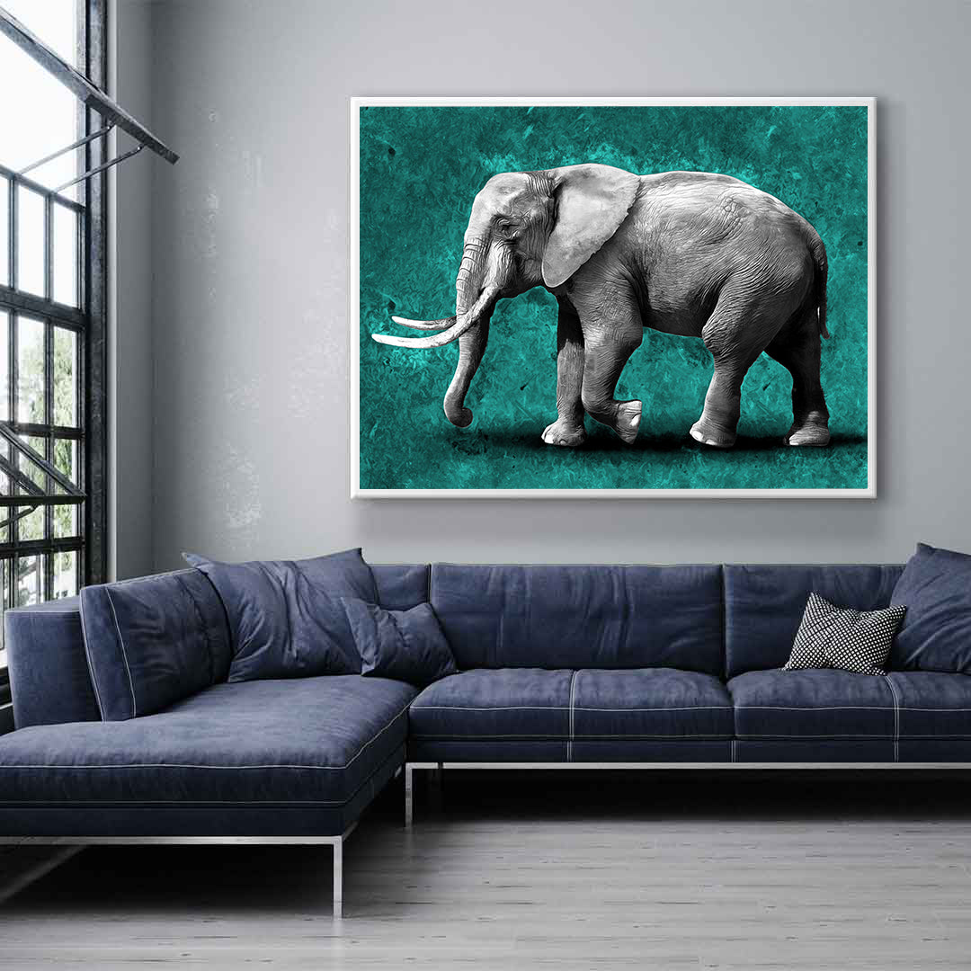 Leinwandbild - Elefant