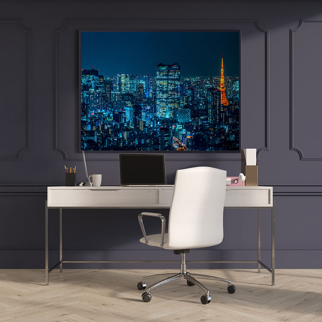 Leinwandbild - Paris bei Nacht