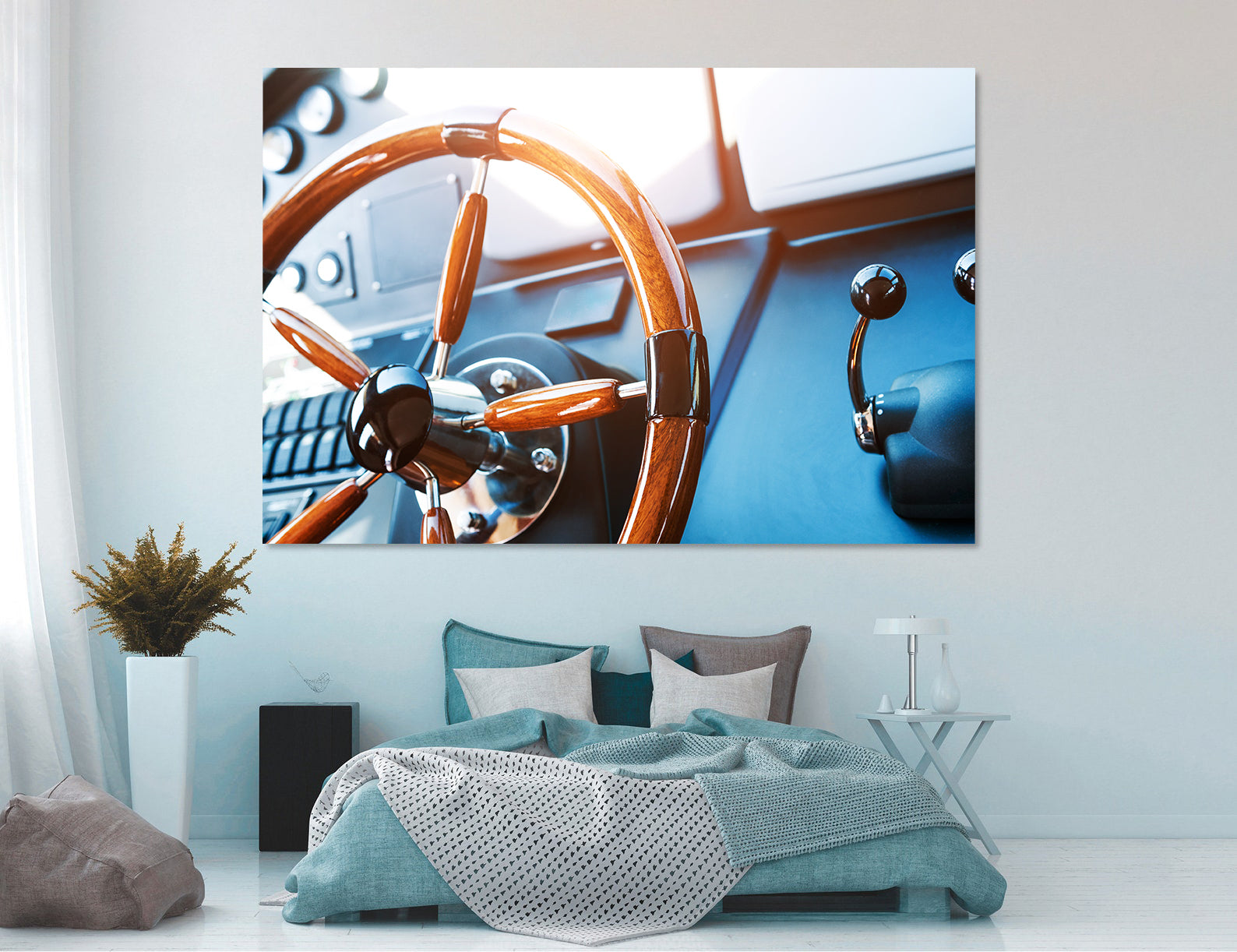 Tablou Canvas - Cârma Corabiei