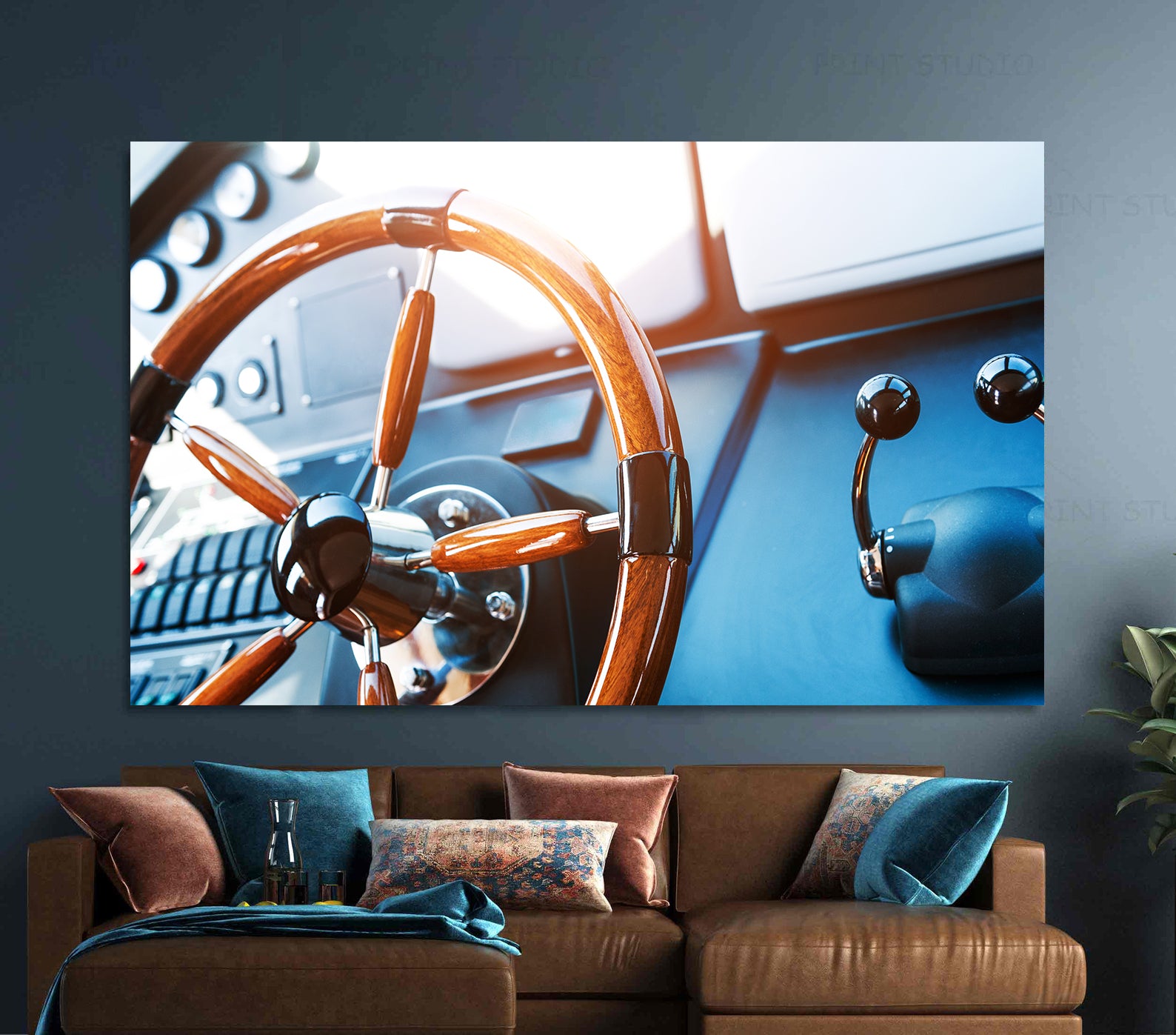 Tablou Canvas - Cârma Corabiei