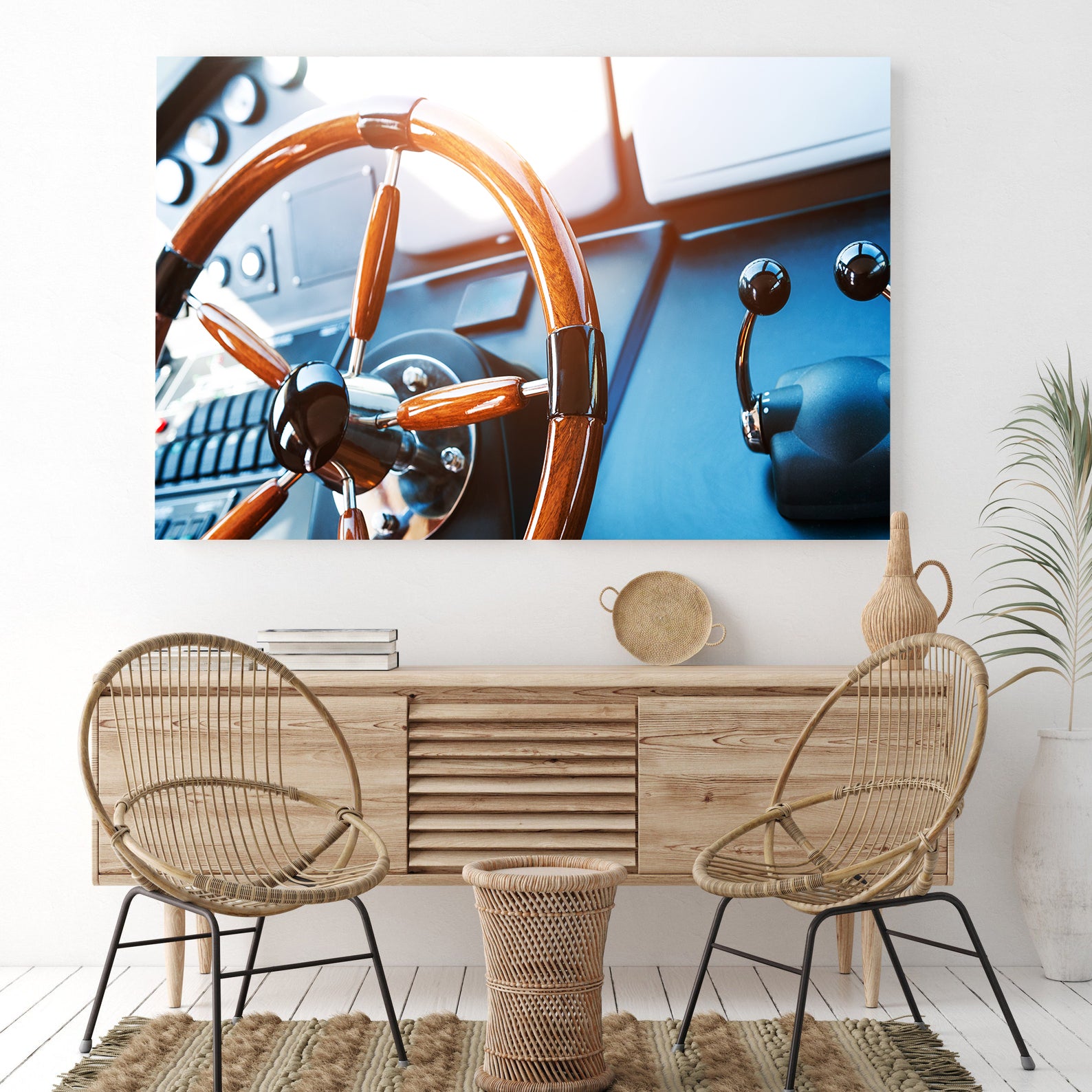 Tablou Canvas - Cârma Corabiei