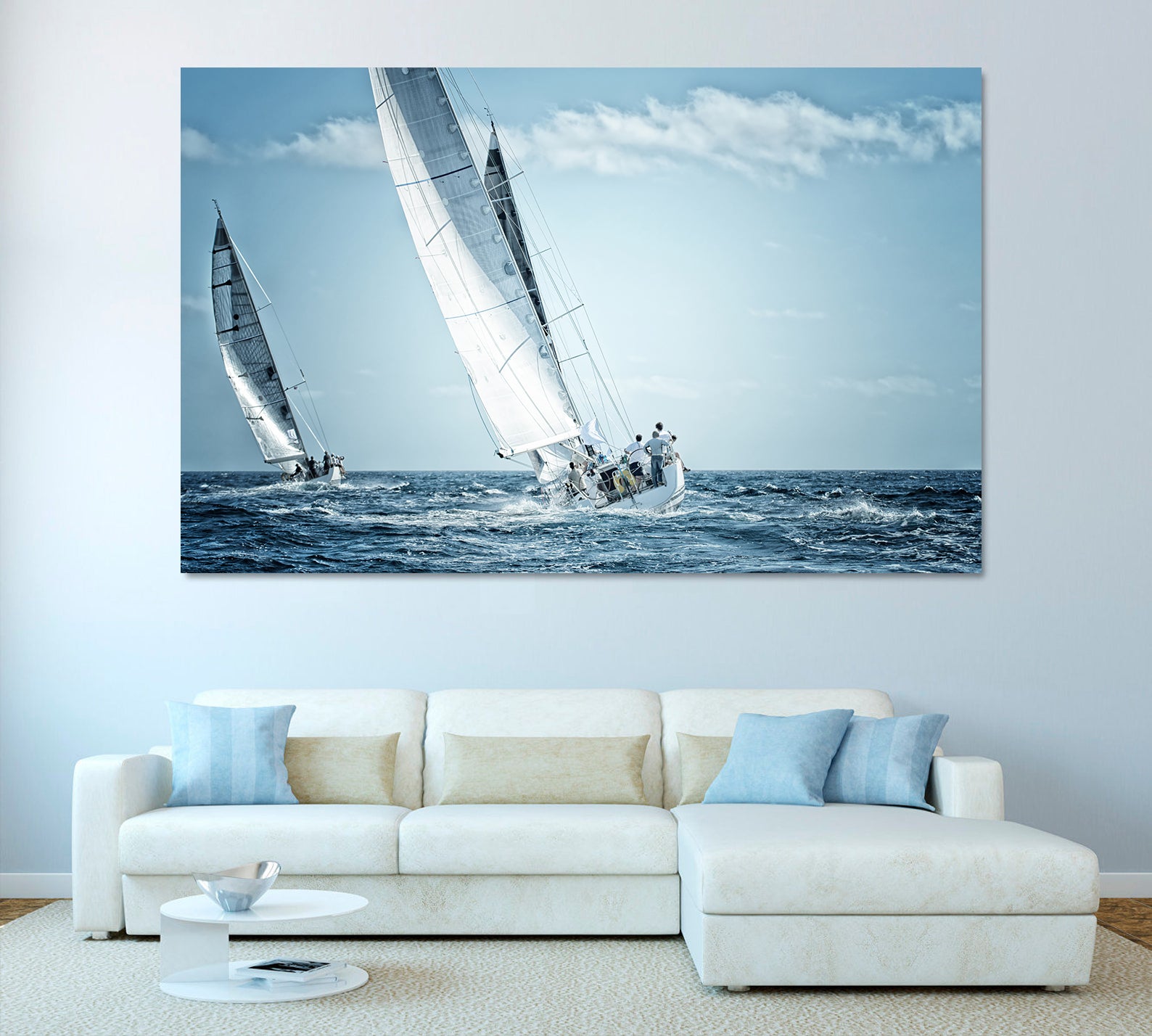 Leinwandbild - Segelboote