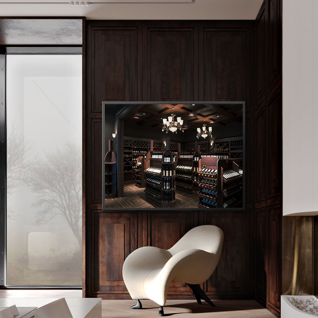 Leinwandbild - Weinkeller