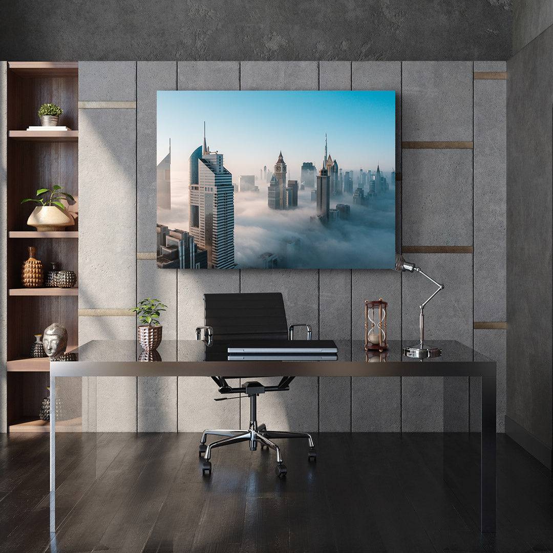 Peinture sur toile - Gratte-ciel