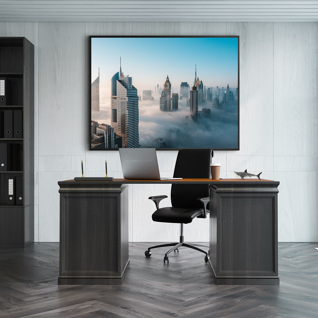 Peinture sur toile - Gratte-ciel