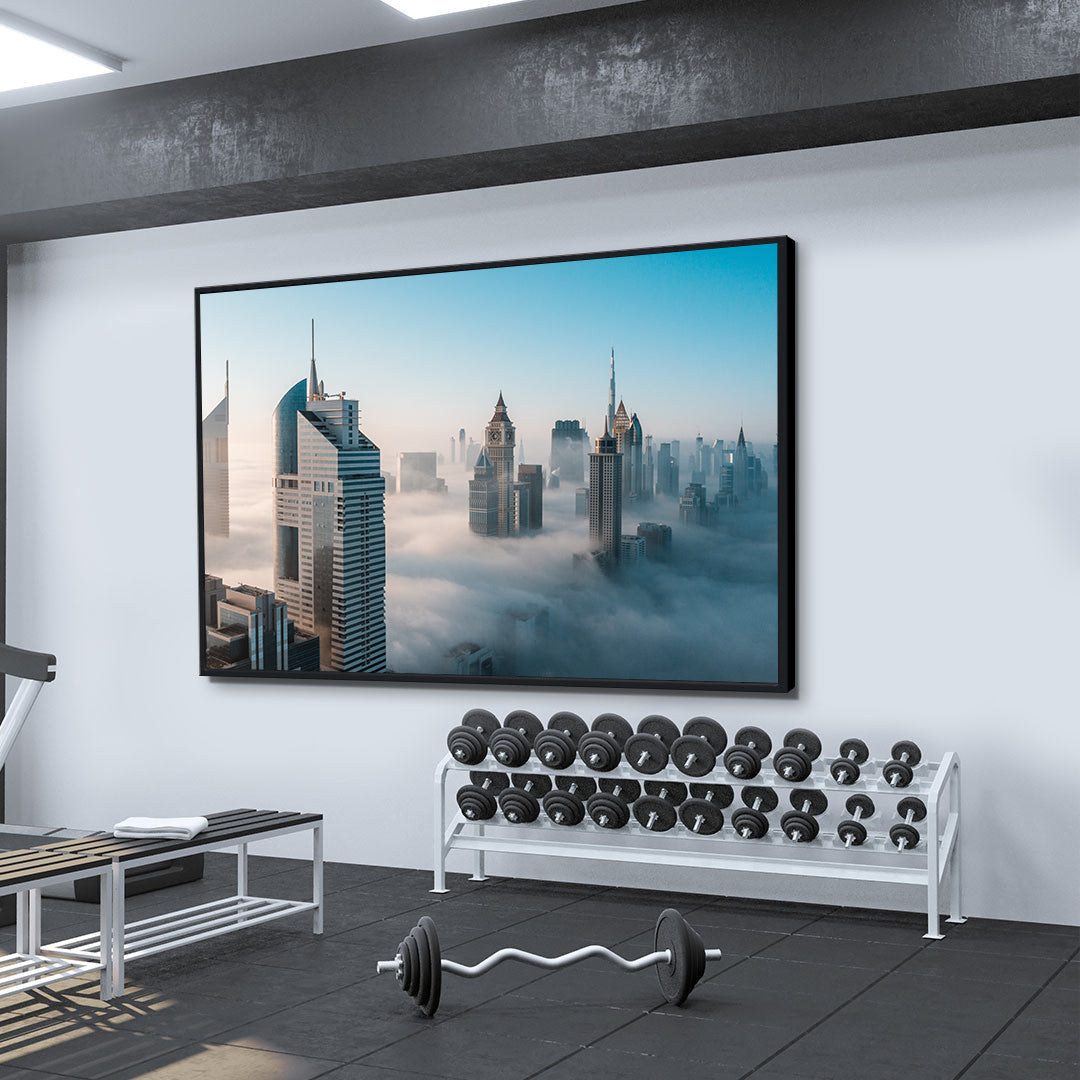 Peinture sur toile - Gratte-ciel