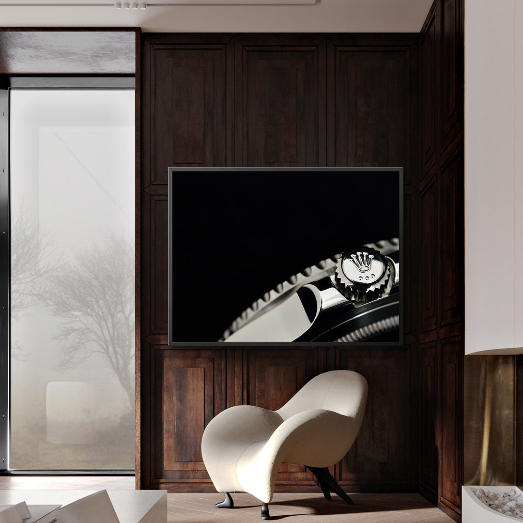 Peinture sur toile - Montre Rolex