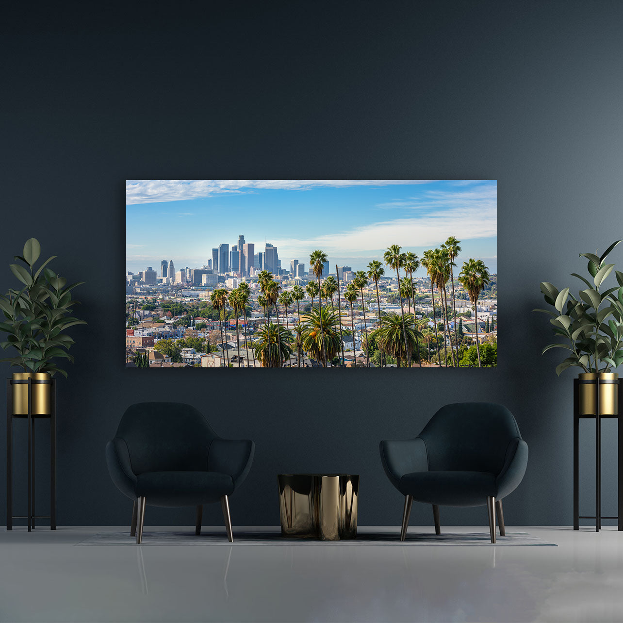 Leinwandgemälde - Landschaft von Los Angeles