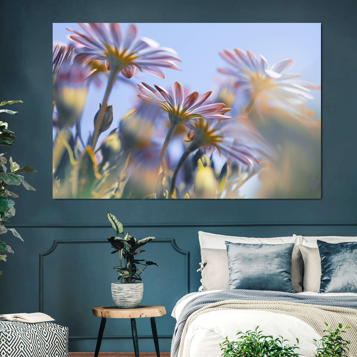 Tablou Canvas - Flori Roz