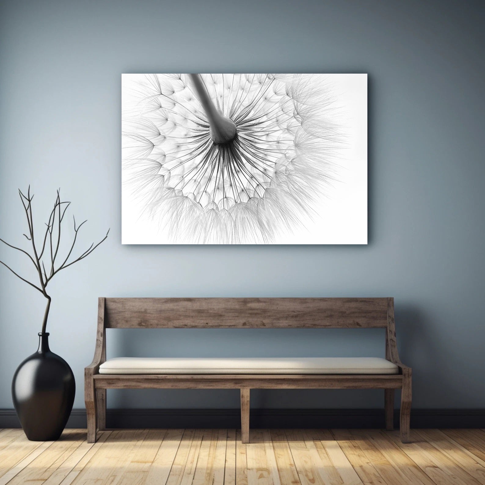 Peinture sur toile - Pissenlit