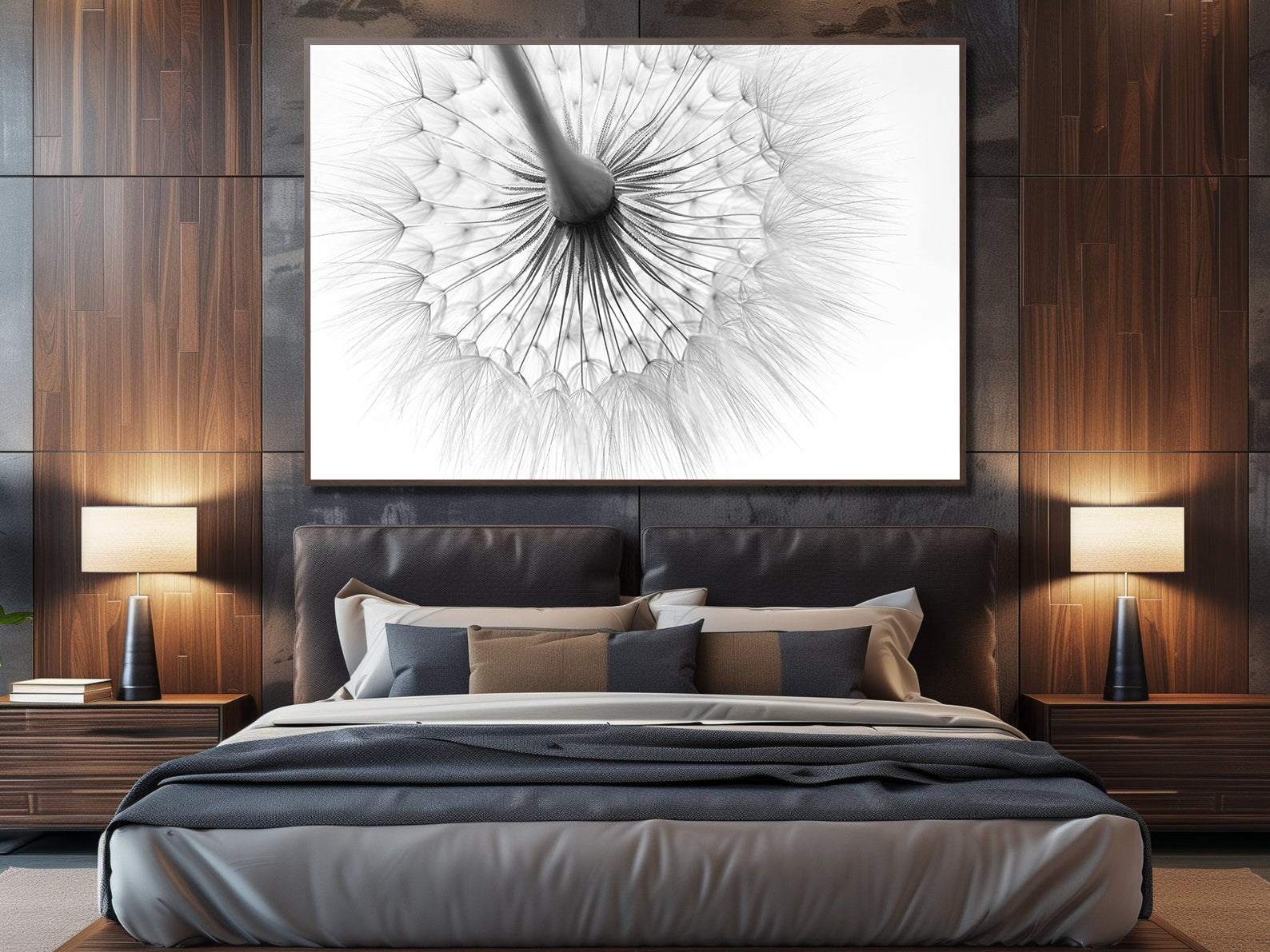 Peinture sur toile - Pissenlit