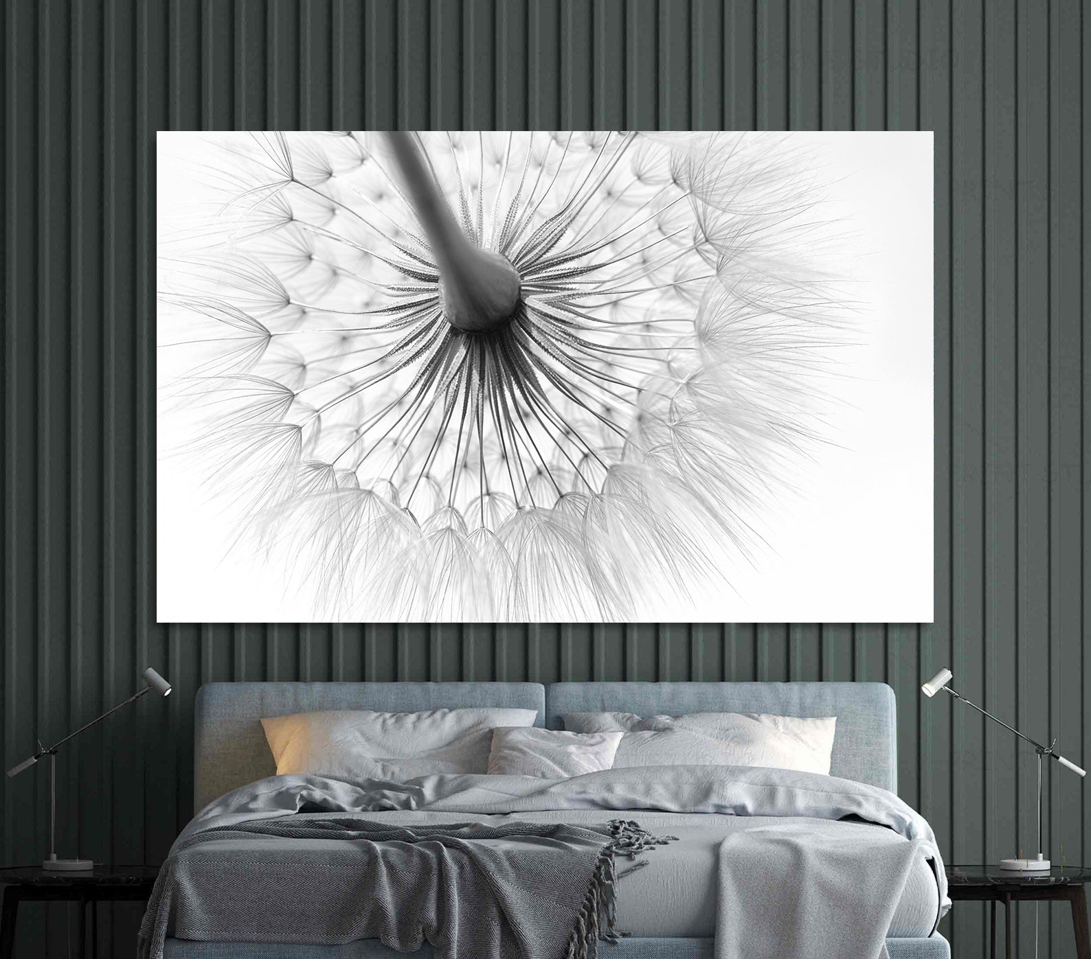 Peinture sur toile - Pissenlit