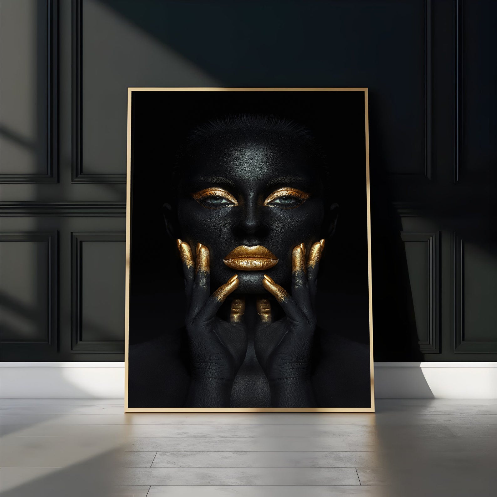 Leinwandgemälde - Afrikanisches Frauenporträt