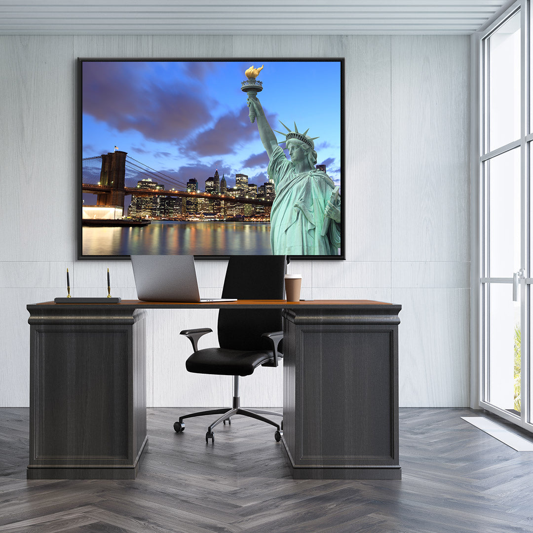 Leinwandbild - Freiheitsstatue in New York