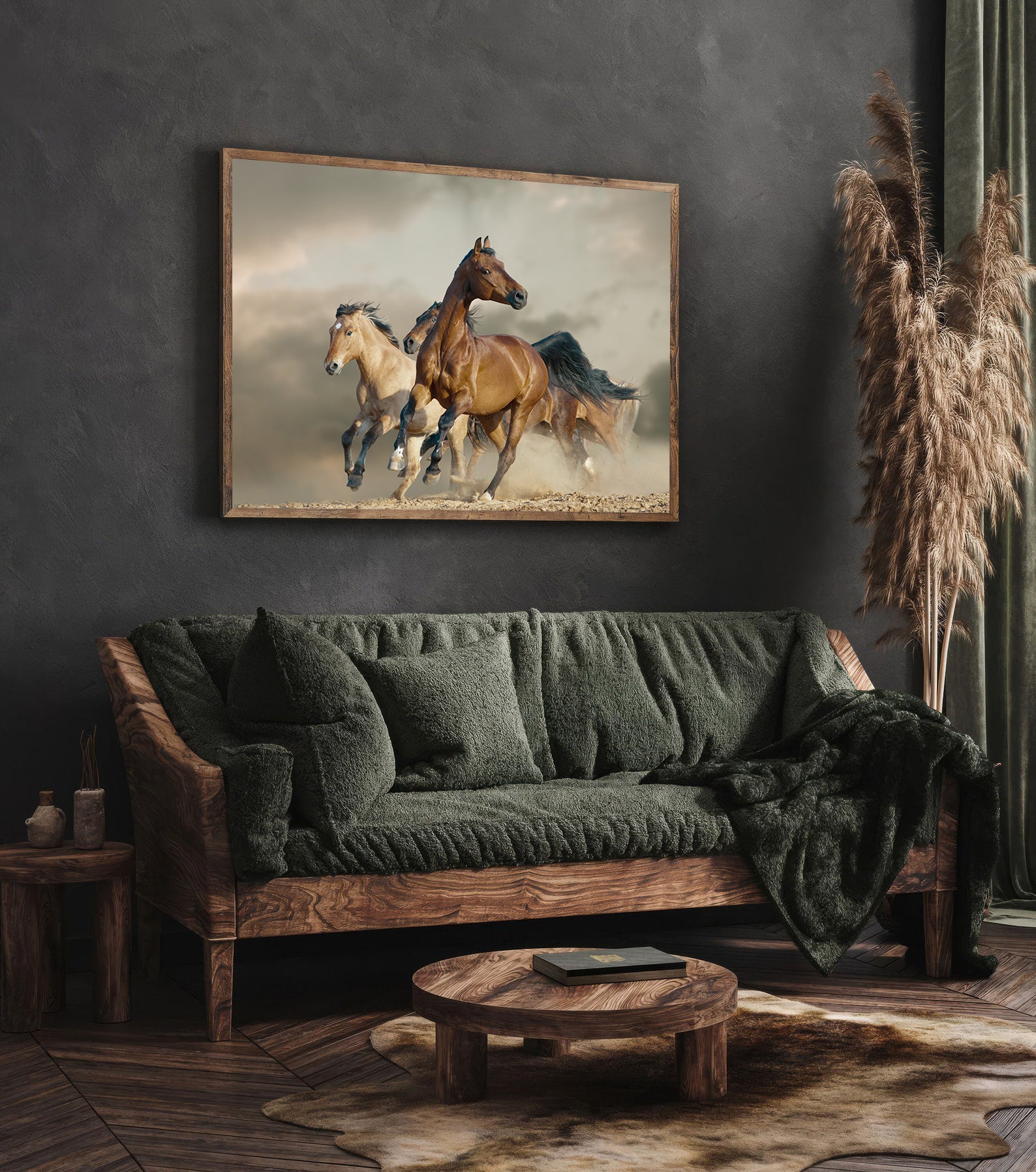 Leinwandbild - Sportpferde