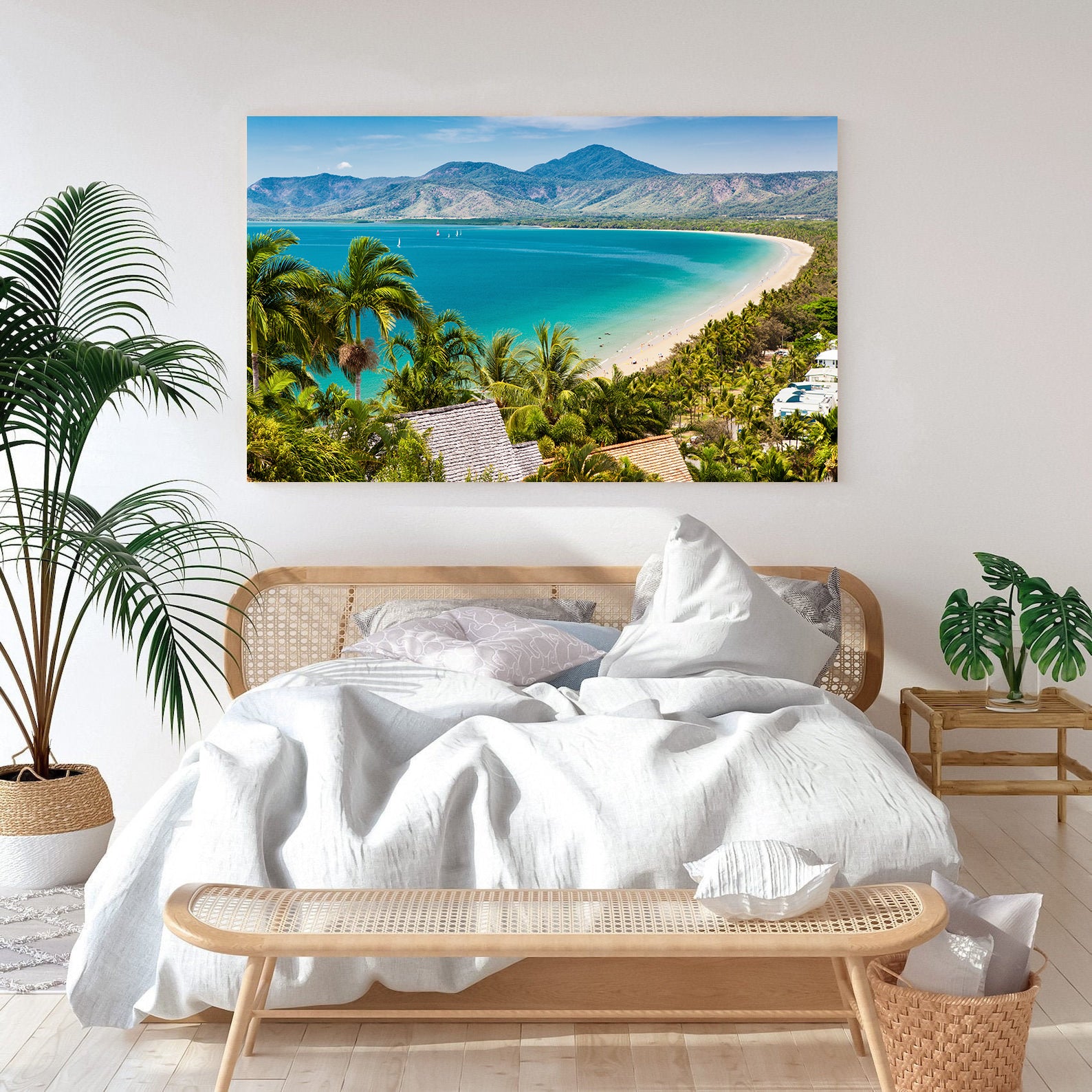 Leinwandgemälde - Weißer Sandstrand
